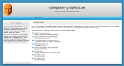 Desktop Screenshot of computer-graphics.se