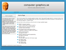 Tablet Screenshot of computer-graphics.se